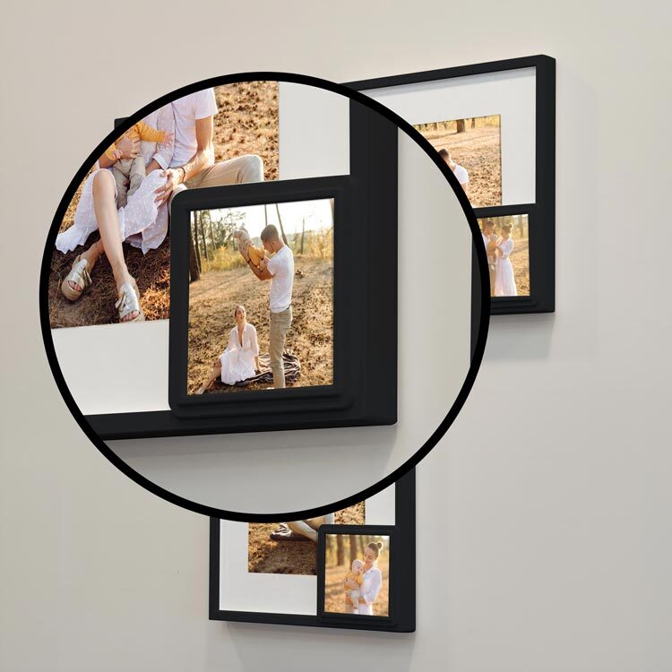13x18 Yapışkanlı Sök-Tak Yavrulu Paspartulu Fotoğraf Çerçevesi – Tekli