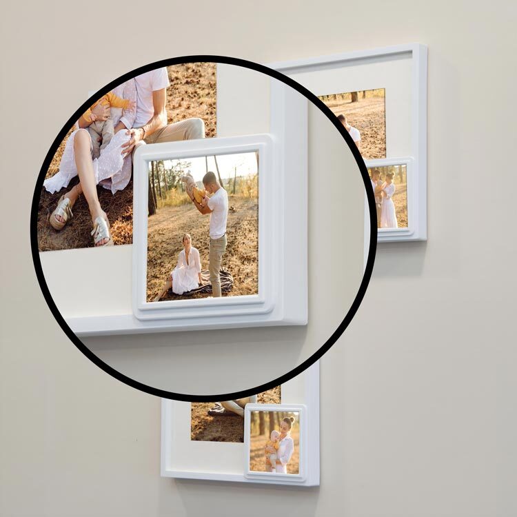 13x18 Yapışkanlı Sök-Tak Yavrulu Paspartulu Fotoğraf Çerçevesi – Tekli