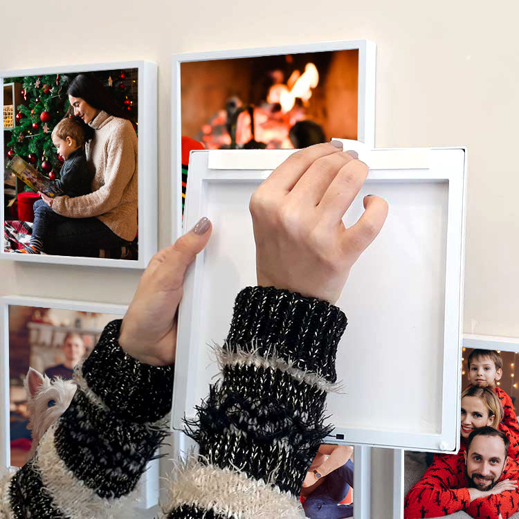 20x20 Yapışkanlı Sök-Tak Klasik Kare Fotoğraf Çerçevesi – Tekli