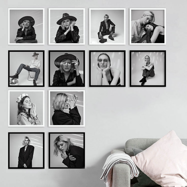 30x30 Yapışkanlı Sök-Tak Kare Fotoğraf Çerçevesi – 2’li Set