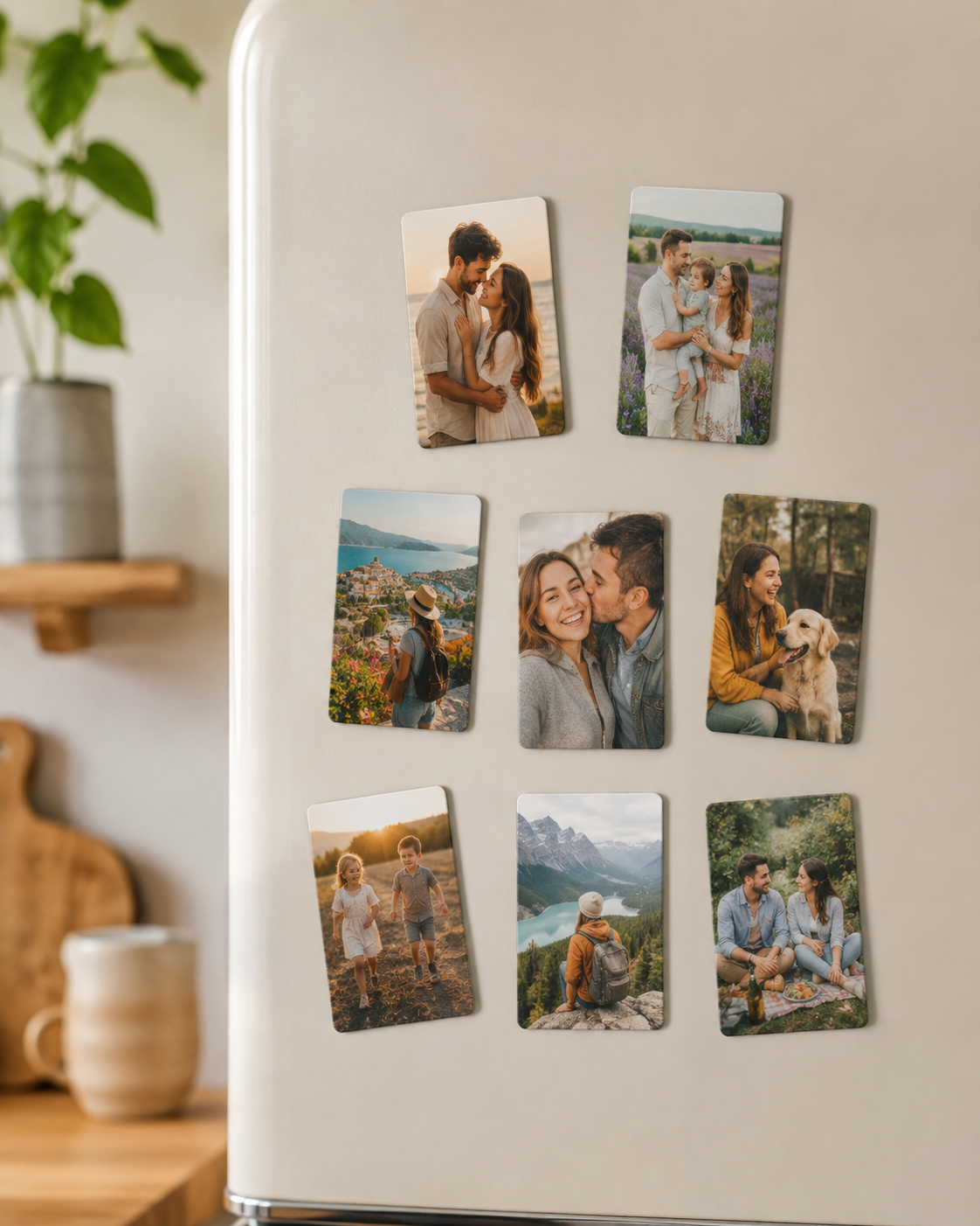 6x9 Fotoğraflı Dikdörtgen Magnet – 8 Adet