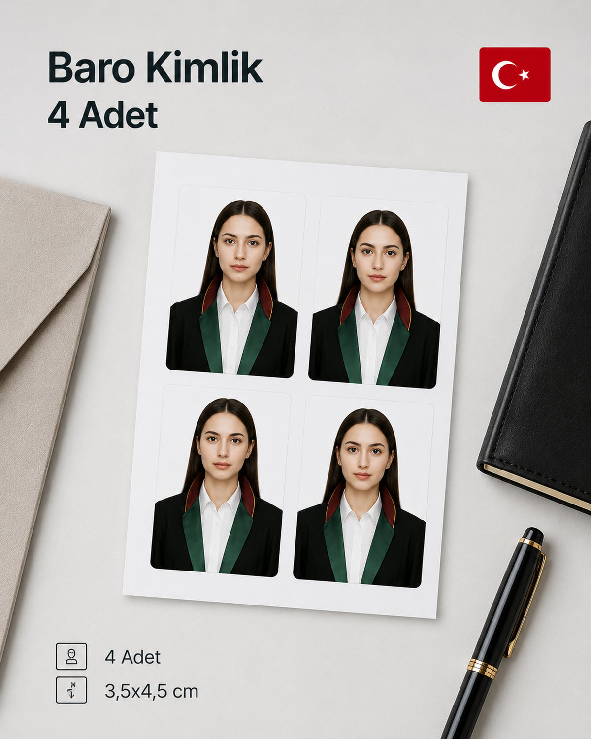 Baro Kimlik 4 Adet