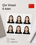 Çin Vizesi 6 Adet
