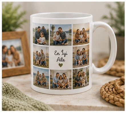 En İyi Aile 9 Fotoğraflı Kupa