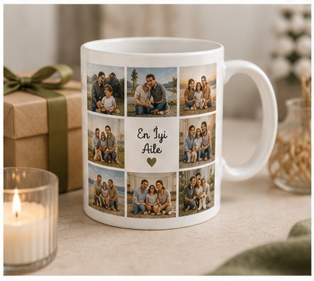 En İyi Aile 9 Fotoğraflı Kupa