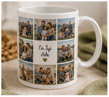 En İyi Aile 9 Fotoğraflı Kupa