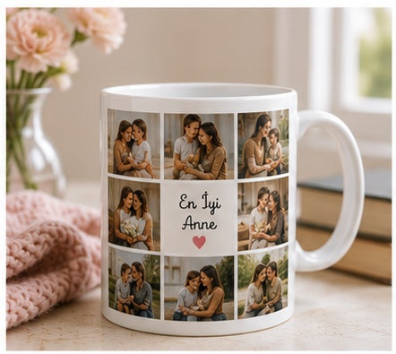 En İyi Anne 9 Fotoğraflı Kupa