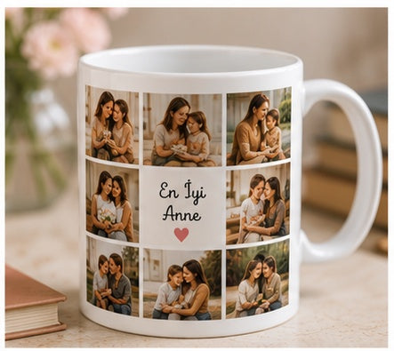 En İyi Anne 9 Fotoğraflı Kupa