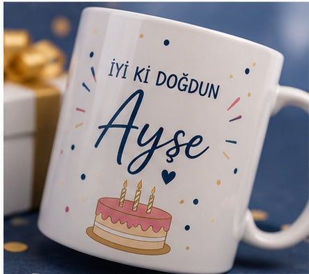 İsme Özel Doğum Günü Kupası