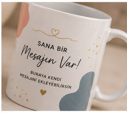 Kişiye Özel Mesajlı Doğum Günü Kupası