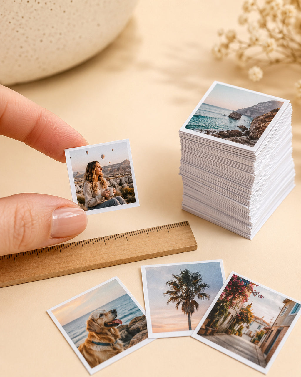 Mini Kare Fotoğraf Baskı 118 Adet