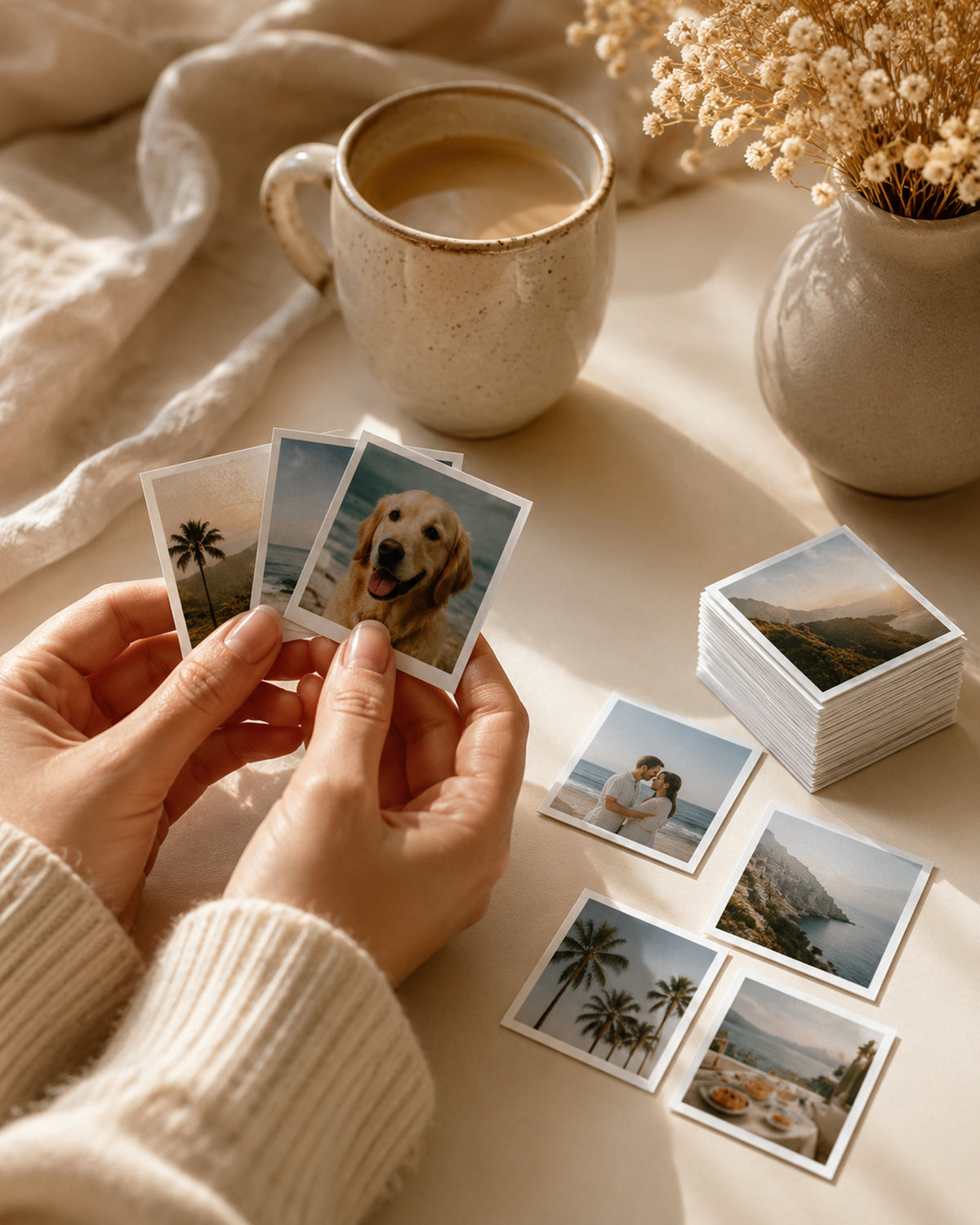 Mini Kare Fotoğraf Baskı 76 Adet