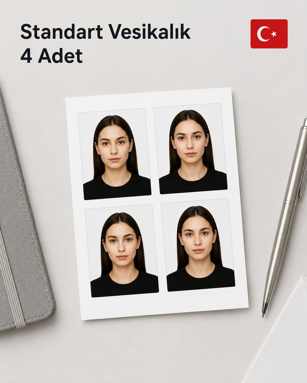 Standart Vesikalık 4 Adet